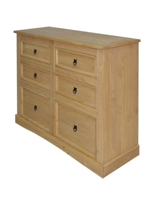 Kumode, meksikas corona stila priežkoks, 110x43x81 cm