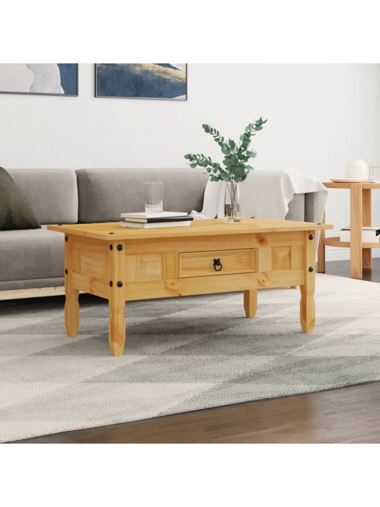 Kafijas galdiņš, 100x55x45 cm, meksikas "corona"stila priežkoks