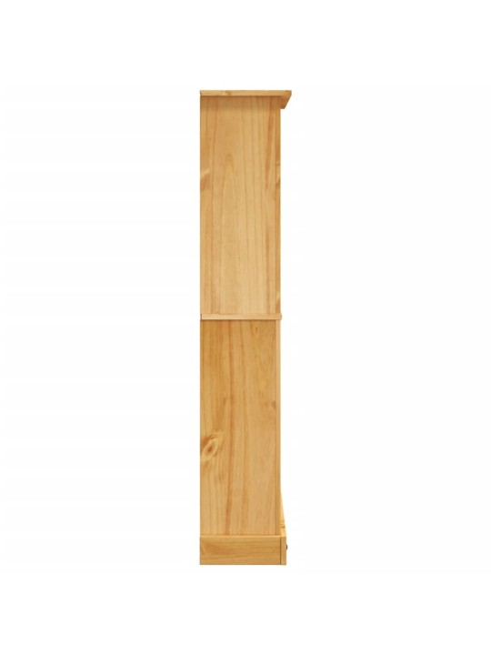 Grāmatu skapis, meksikas corona stila priedes koks, 80x29x150cm