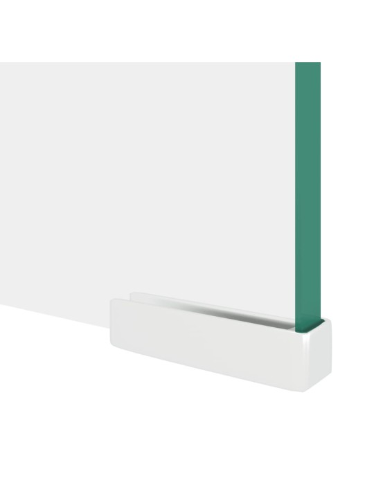 Tv statīvs, monitora paliktnis, 120x30x13cm, caurspīdīgs stikls