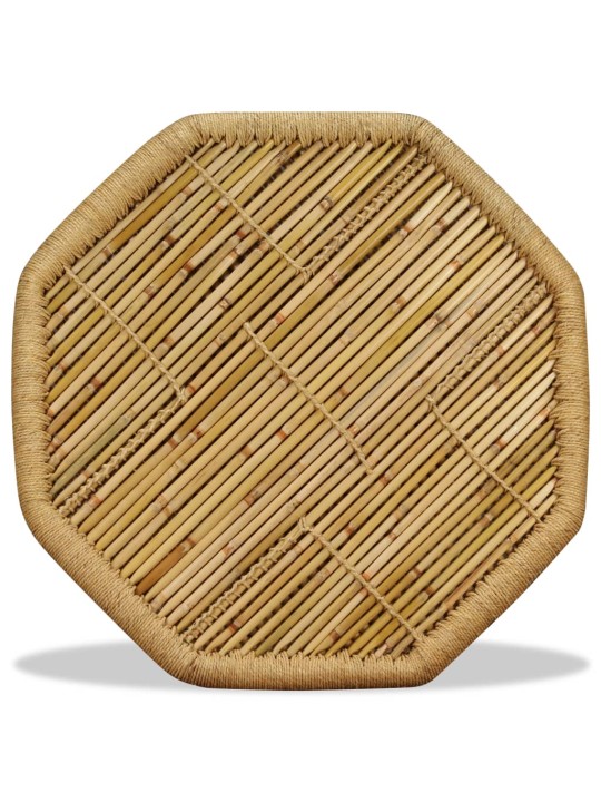 Kafijas galdiņš, astoņstūra forma, 60x60x45 cm, bambuss