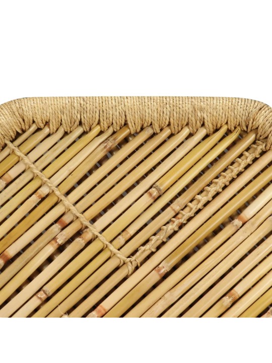 Kafijas galdiņš, astoņstūra forma, 60x60x45 cm, bambuss