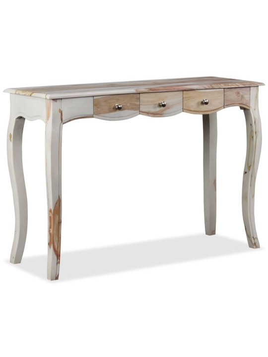 Konsoles galdiņš ar 3 atvilktnēm, 110x40x76 cm, masīvs rožkoks