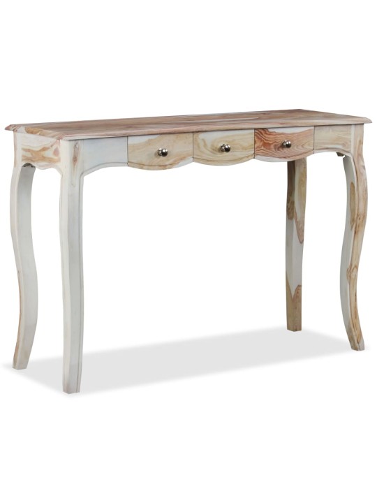 Konsoles galdiņš ar 3 atvilktnēm, 110x40x76 cm, masīvs rožkoks