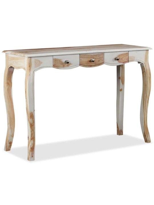 Konsoles galdiņš ar 3 atvilktnēm, 110x40x76 cm, masīvs rožkoks