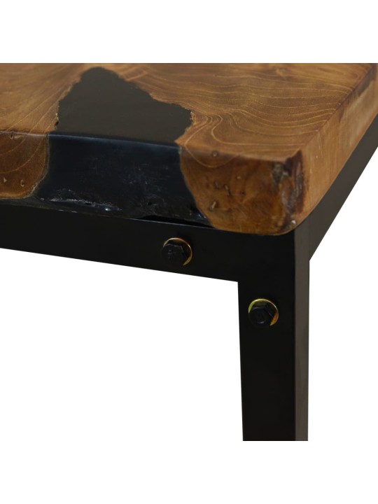 Kafijas galdiņš, 110x60x40 cm, tīkkoks, sveķu materiāls