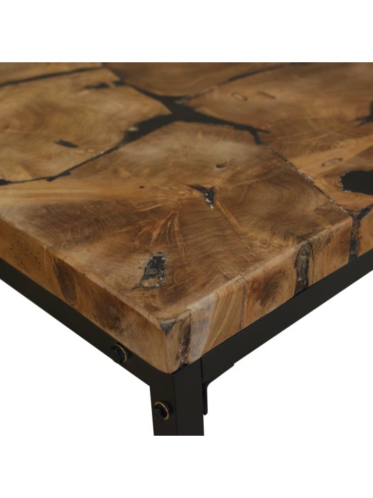 Kafijas galdiņš, 110x60x40 cm, tīkkoks, sveķu materiāls