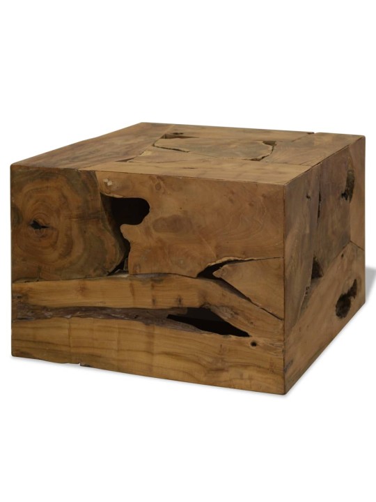 Kafijas galdiņš, 50x50x35 cm, tīkkoks, brūns