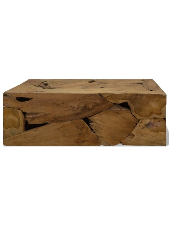 Kafijas galdiņš, 90x50x30 cm, tīkkoks, brūns