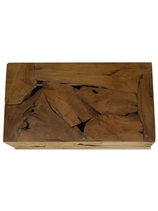 Kafijas galdiņš, 90x50x30 cm, tīkkoks, brūns