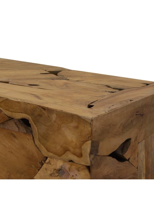 Kafijas galdiņš, 90x50x30 cm, tīkkoks, brūns