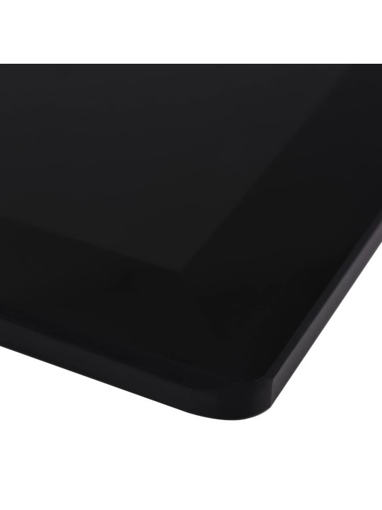 Galda virsma, 1200x650 mm, taisnstūraina, rūdīts stikls