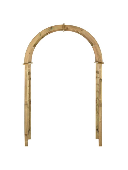 Špaleru arka / pergola, zaļi impregnēts priedes koks
