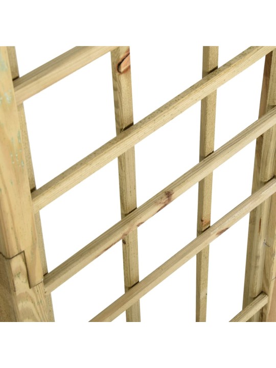 Špaleru arka / pergola, zaļi impregnēts priedes koks