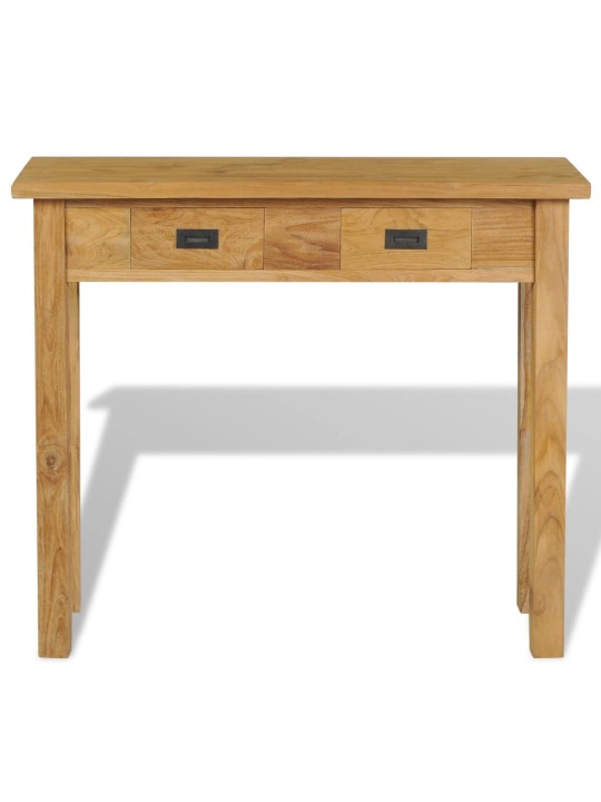 Konsoles galdiņš, 90x30x80 cm, masīvs tīkkoks