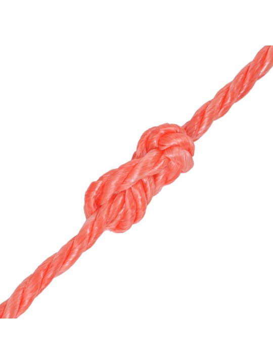 Vīta virve, 10 mm, 100 m, polipropilēns, oranža