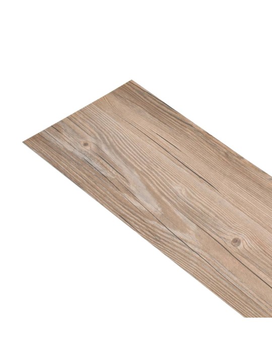 Grīdas dēļi, 5,26 m², 2 mm, ozolkoka brūni, pvc