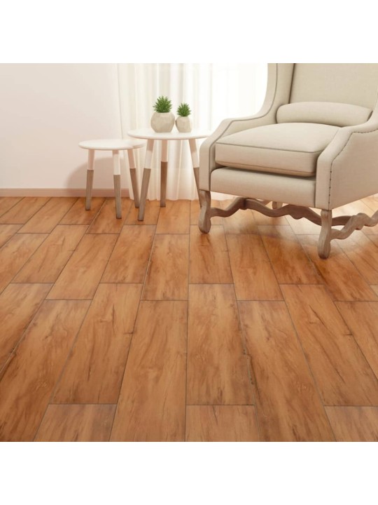 Grīdas dēļi, 5,26 m², 2 mm, dabīga gobas koka pvc