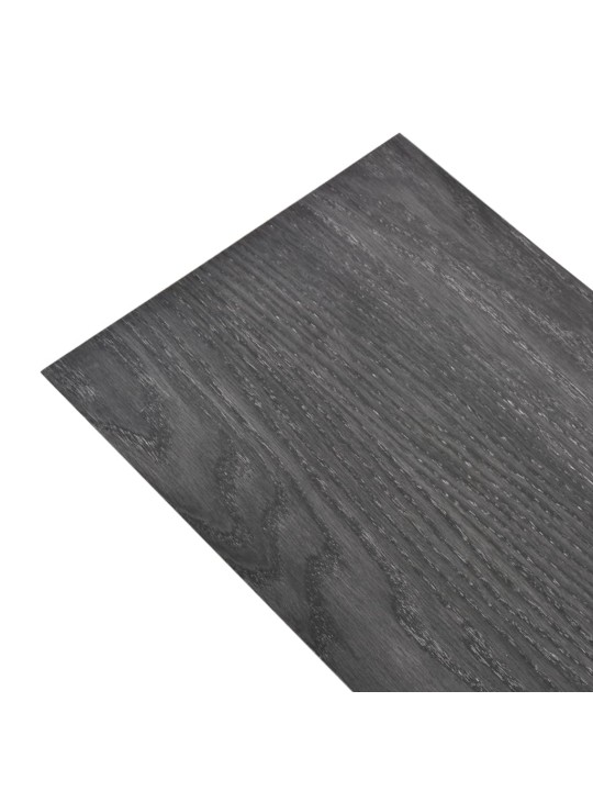 Grīdas dēļi, 5,26 m², 2 mm, melnbalti, pvc