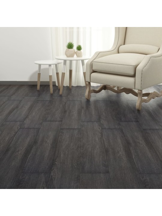Grīdas dēļi, 5,26 m², 2 mm, melnbalti, pvc