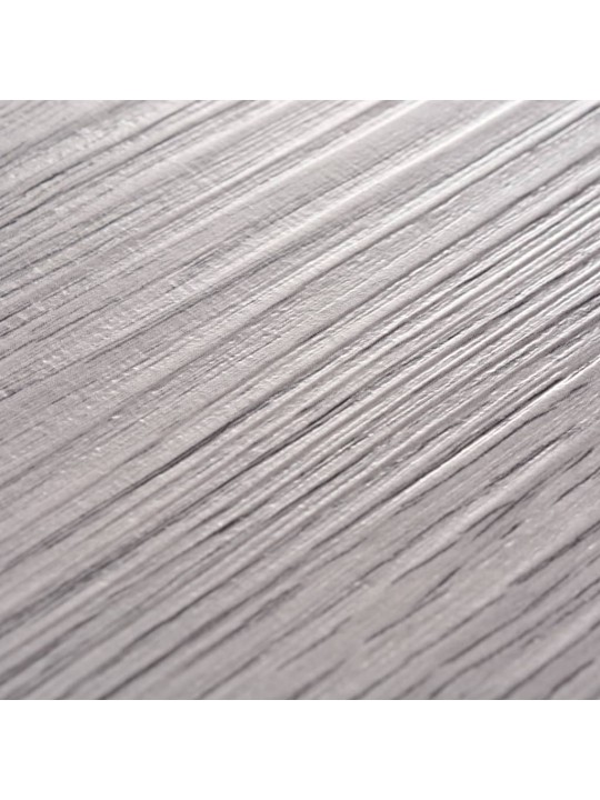 Grīdas dēļi, 5,26 m², 2 mm, tumši pelēki, pvc