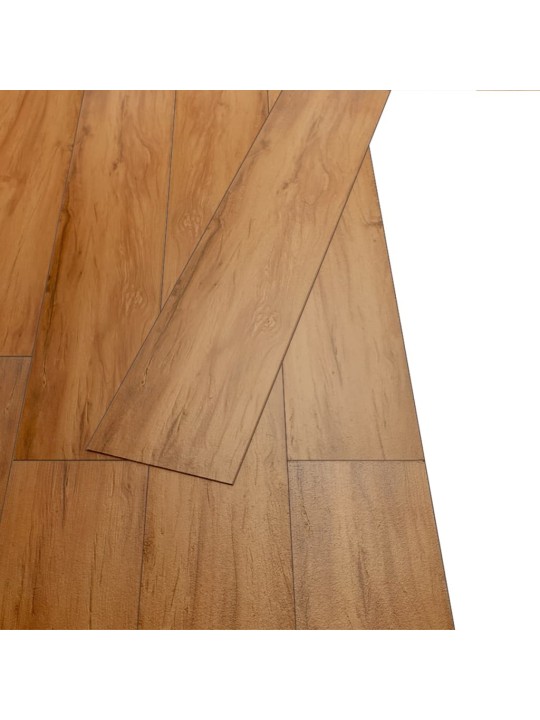 Grīdas dēļi, pašlīmējoši, 5,02 m², 2 mm, dabīga gobas koka pvc
