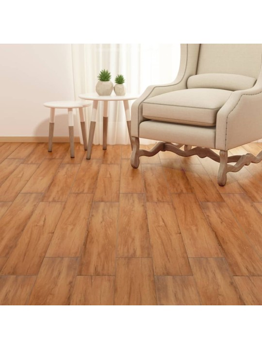 Grīdas dēļi, pašlīmējoši, 5,02 m², 2 mm, dabīga gobas koka pvc