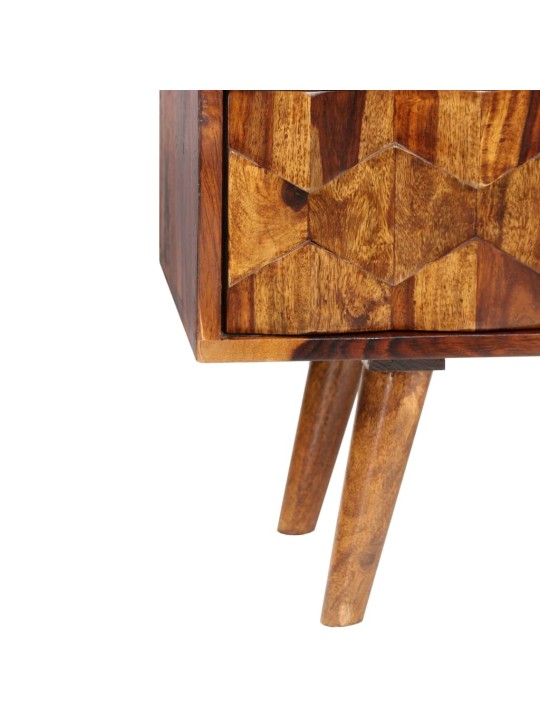 Tv skapītis, 140x30x40 cm, masīvs rožkoks