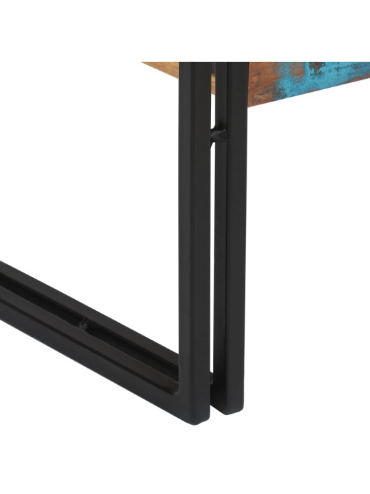 Konsoles galdiņš, 120x30x76 cm, pārstrādāts masīvkoks
