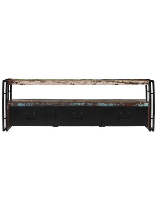 Tv skapītis, 120x30x40 cm, pārstrādāts masīvkoks