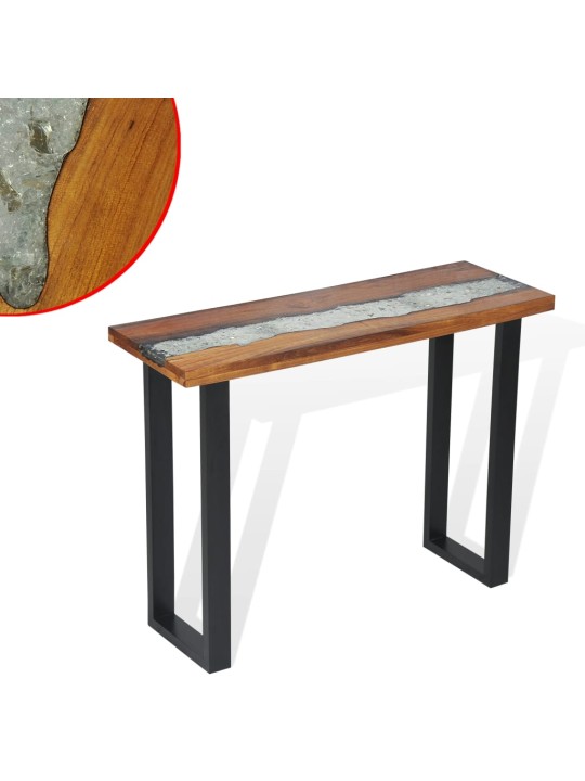 Konsoles galdiņš, 100x35x75 cm, tīkkoks