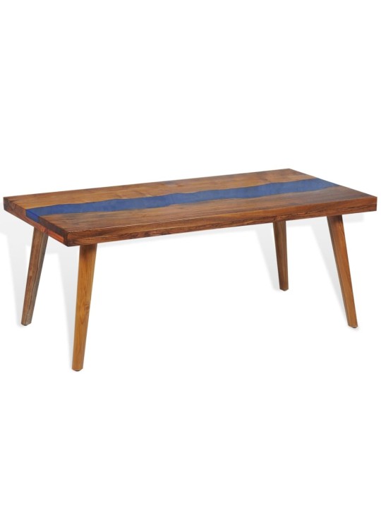 Kafijas galdiņš, 100x50x40 cm, tīkkoks, sveķu materiāls