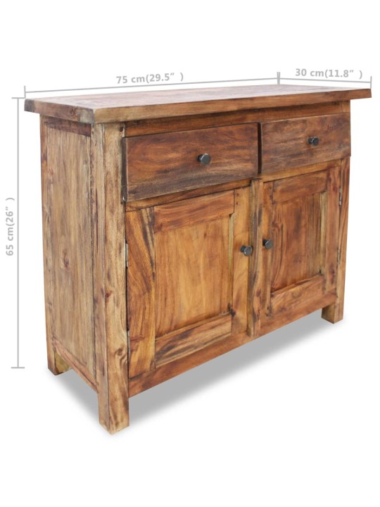 Kumode, 75x30x65 cm, masīvs sarkankoks