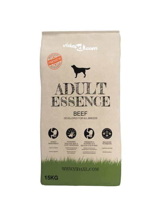 Suņu sausā barība, adult essence beef, premium, 15 kg