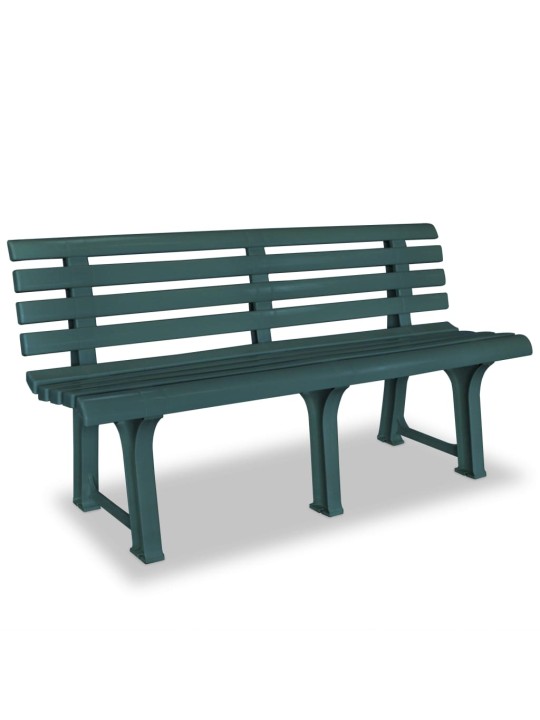 Dārza sols, 145,5 cm, plastmasa, zaļš