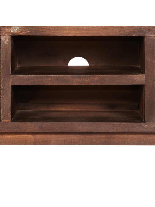 Tv skapītis, akācijas masīvkoks, senatnīgs, 118x30x40 cm