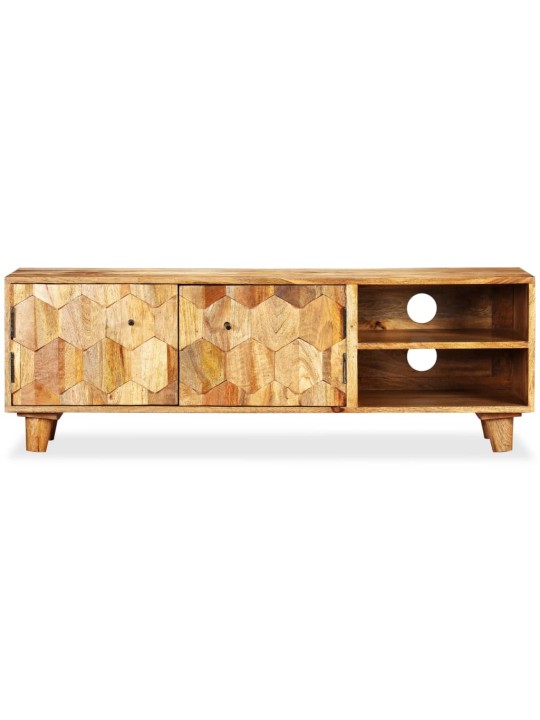 Tv skapītis, 118x35x40 cm, mango masīvkoks