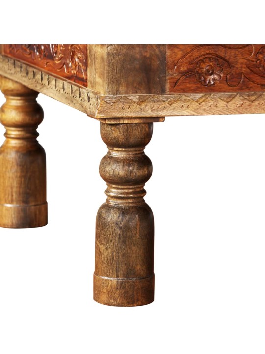 Kafijas galdiņš, 110x60x38 cm, masīvs mango koks, rožkoks