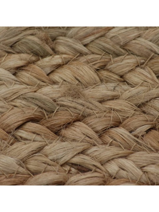 Paklājs, pīts, apaļš, 120 cm, džuta