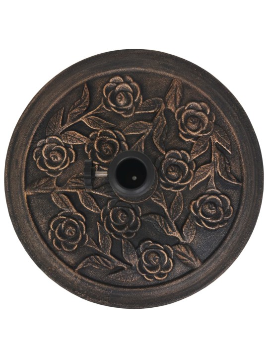 Saulessarga pamatne, sveķu materiāls, pusapaļa, bronza, 9 kg