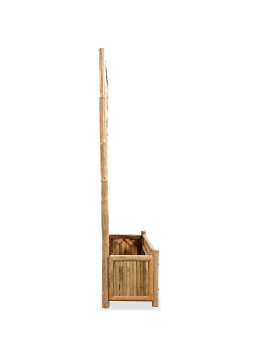 Augstā puķu kaste ar špaleru, 70 cm, bambuss
