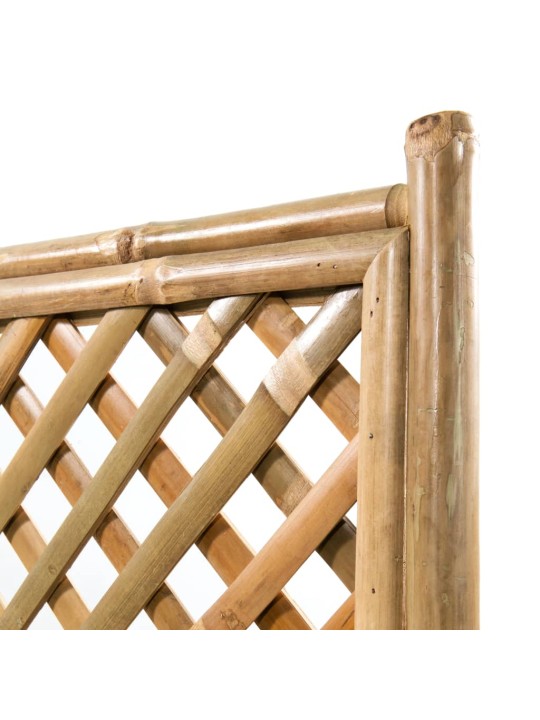 Augstā puķu kaste ar špaleru, 70 cm, bambuss