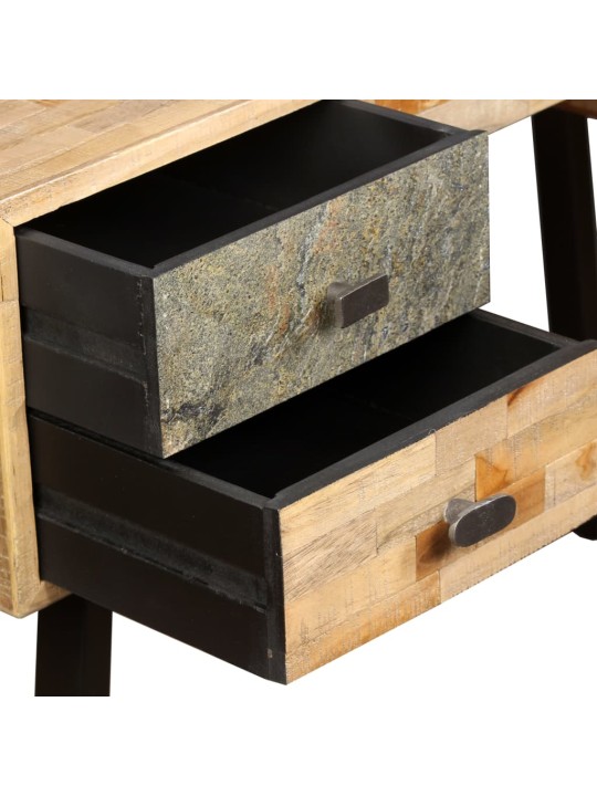 Rakstāmgalds, 110x50x76 cm, pārstrādāts masīvs tīkkoks