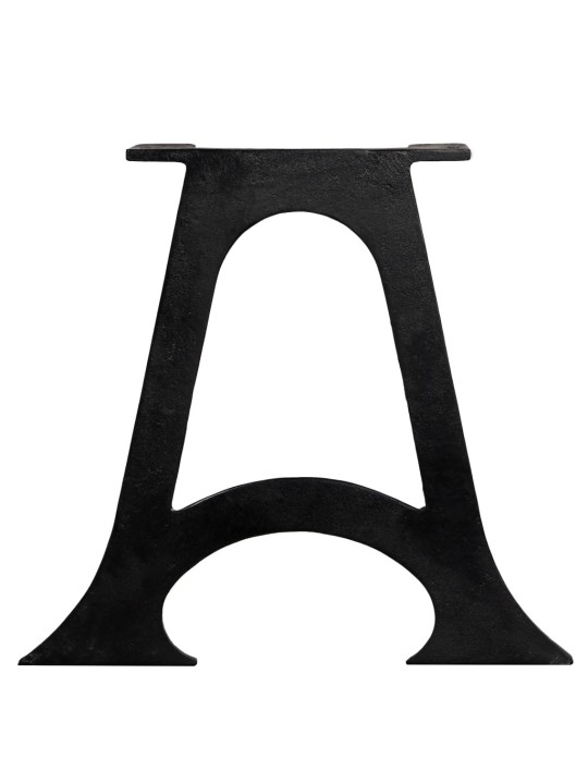 Kafijas galdiņa kājas, 2 gab., a-forma, čuguns