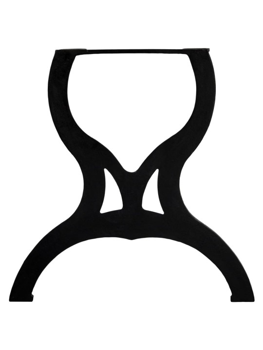 Virtuves galda kājas, 2 gab., x forma, čuguns