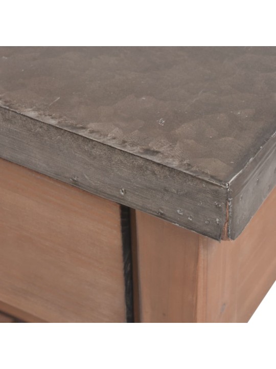 Konsoles galdiņš, 122x35x80 cm, egles masīvkoks