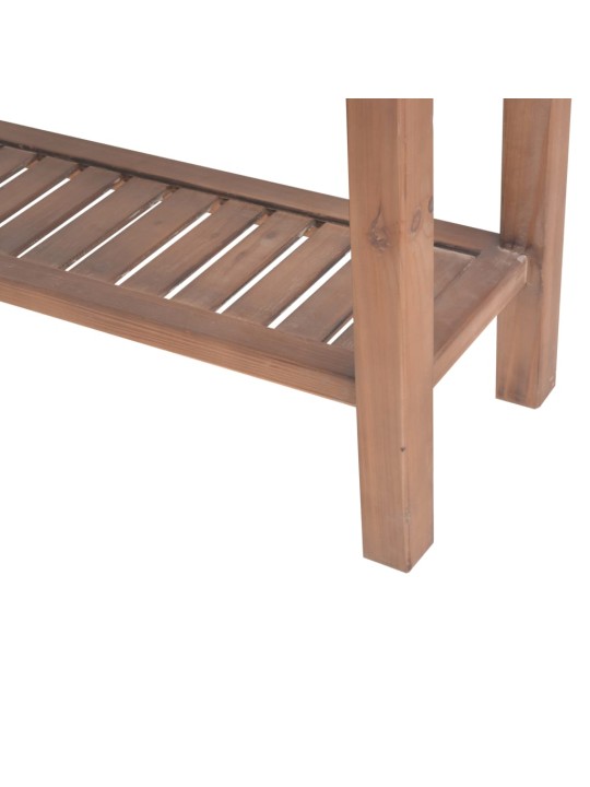 Konsoles galdiņš, 122x35x80 cm, egles masīvkoks