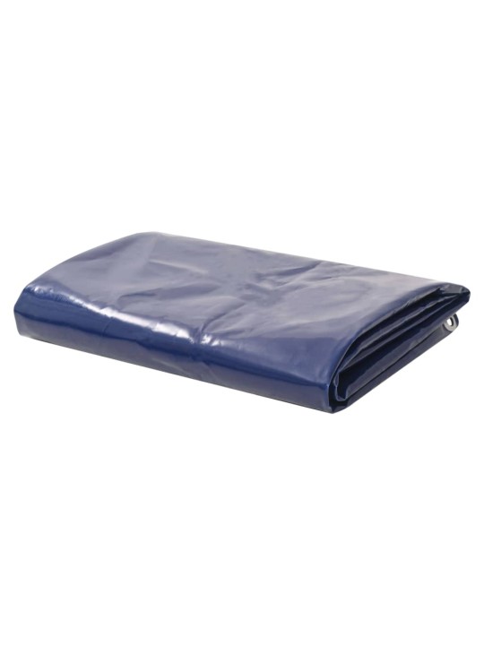 Brezenta pārklājs, tents, 650 g/m², 4x8 m, zils