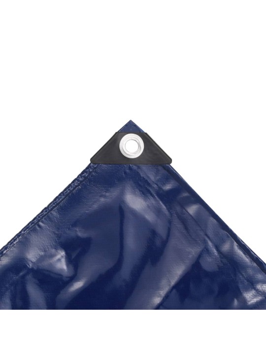 Brezenta pārklājs, tents, 650 g/m², 4x8 m, zils