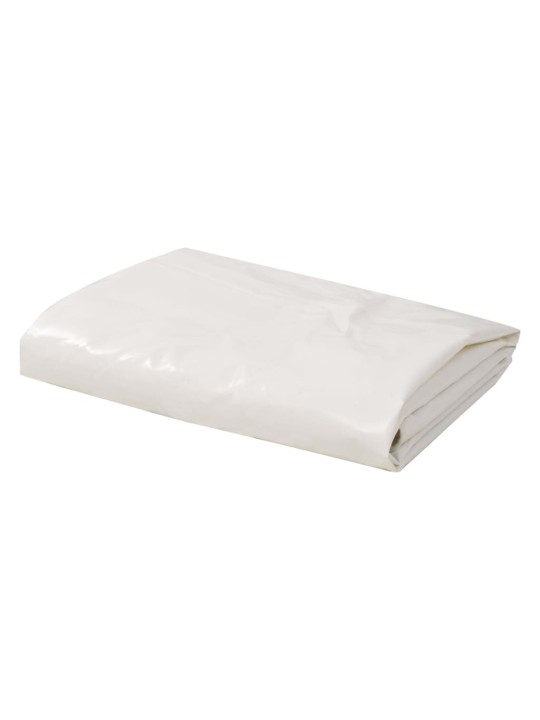 Brezenta pārklājs, tents, 650 g/m², 4x7 m, balts